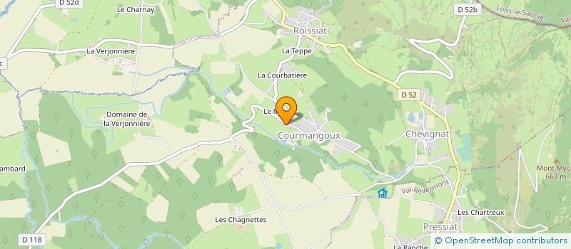 localisation de l'entreprise MONSIEUR PASCAL POUPON  COURMANGOUX