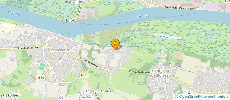 localisation de l'entreprise MONSIEUR PASCAL PRACH  SAINT-JEAN-DE-BOISEAU