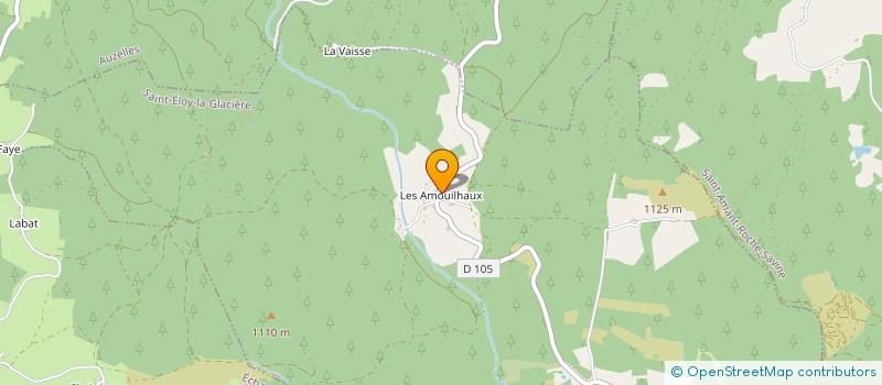 localisation de l'entreprise MONSIEUR PASCAL PRADAT  SAINT-ELOY-LA-GLACIERE