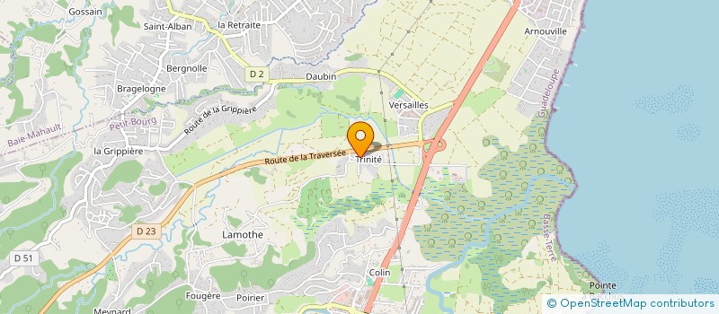 localisation de l'entreprise MONSIEUR PASCAL PRADEL  PETIT-BOURG