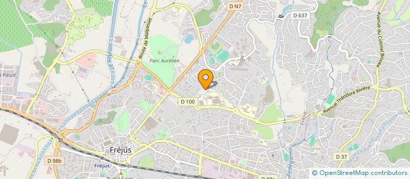 localisation de l'entreprise MONSIEUR PASCAL PRADINES à FREJUS