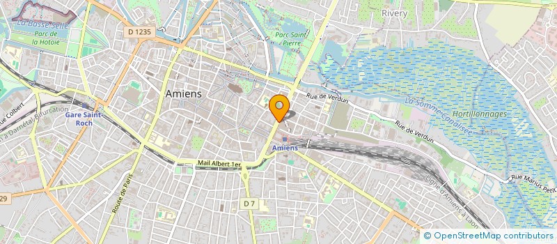 localisation de l'entreprise MONSIEUR PASCAL PRANGERE à AMIENS