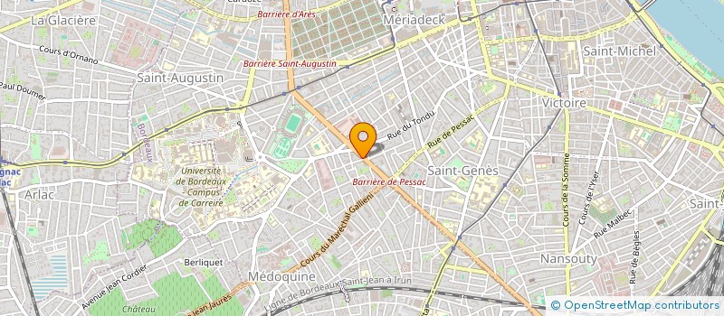 localisation de l'entreprise MONSIEUR PASCAL PRAT à BORDEAUX
