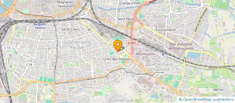 localisation de l'entreprise MONSIEUR PASCAL PRAYAL  AVIGNON