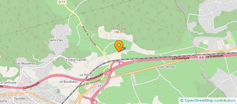 localisation de l'entreprise MONSIEUR PASCAL PRETOT à LE CANNET-DES-MAURES