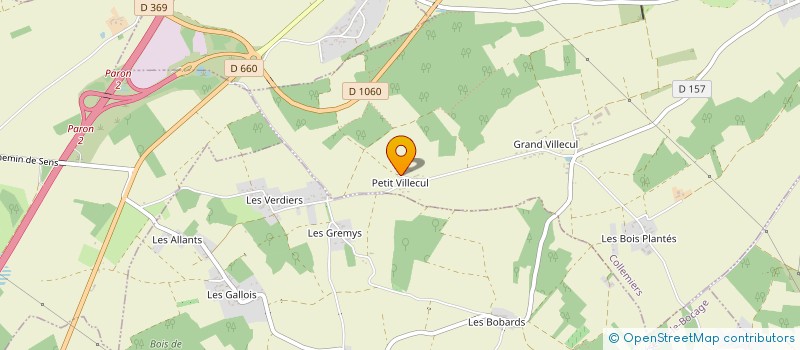 localisation de l'entreprise MONSIEUR PASCAL PREVOST  COLLEMIERS