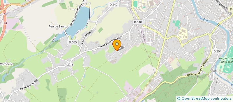 localisation de l'entreprise MONSIEUR PASCAL PREVOST  TEILLET-ARGENTY