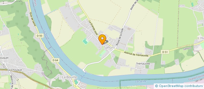 localisation de l'entreprise MONSIEUR PASCAL PREVOST  SAHURS