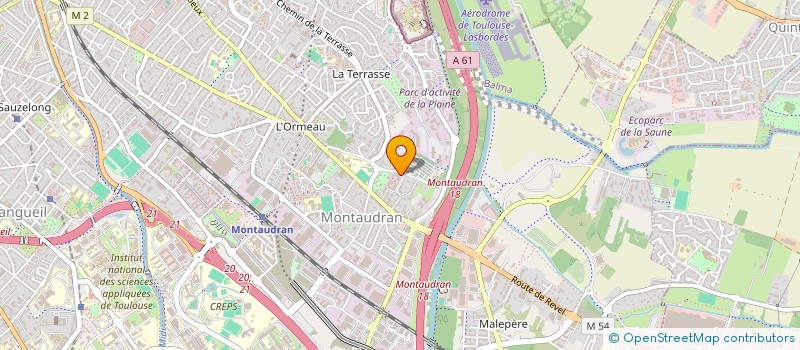 localisation de l'entreprise MONSIEUR PASCAL PREVOST  TOULOUSE