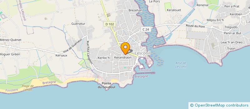 localisation de l'entreprise MONSIEUR PASCAL PRIGENT  PLOBANNALEC-LESCONIL