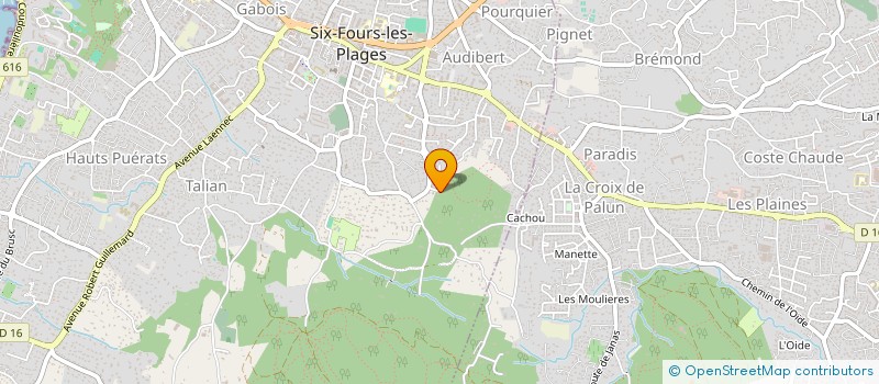 localisation de l'entreprise MONSIEUR PASCAL PRIORESCHI à SIX-FOURS-LES-PLAGES