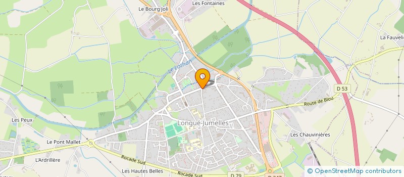 localisation de l'entreprise MONSIEUR PASCAL PRIOUX à LONGUE-JUMELLES