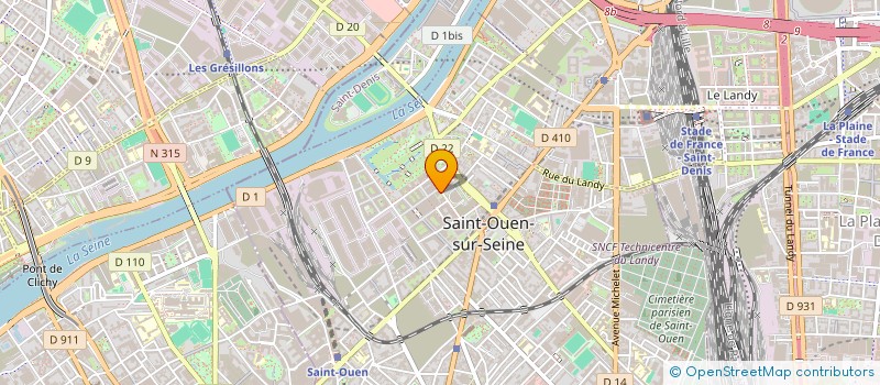 localisation de l'entreprise MONSIEUR PASCAL PROM  SAINT-OUEN-SUR-SEINE