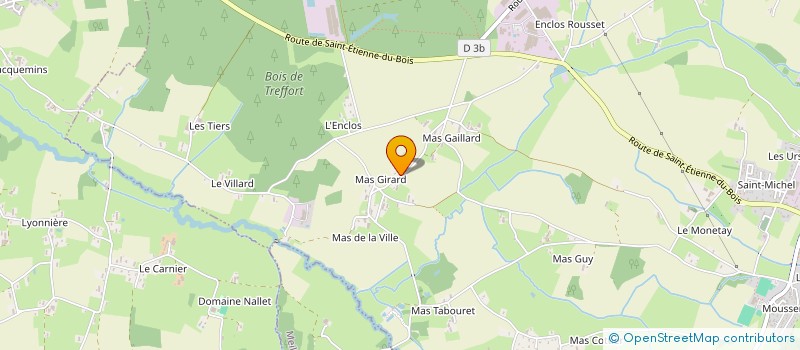 localisation de l'entreprise MONSIEUR PASCAL PUITIN  VAL-REVERMONT