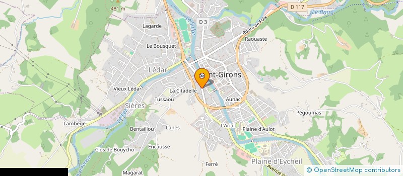 localisation de l'entreprise MONSIEUR PASCAL PUJOL à SAINT-GIRONS