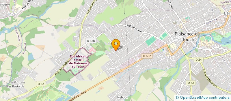 localisation de l'entreprise MONSIEUR PASCAL PUJOL  PLAISANCE-DU-TOUCH