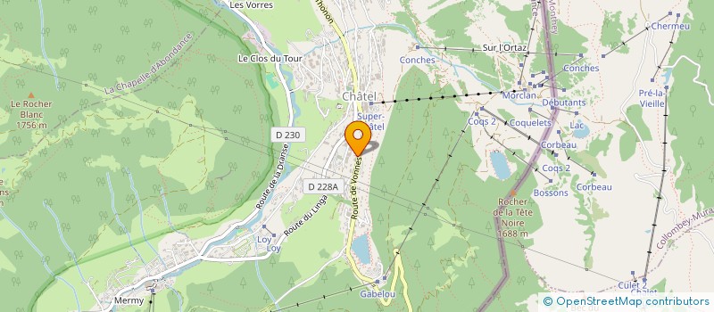 localisation de l'entreprise MONSIEUR PASCAL PYRMEE  CHATEL