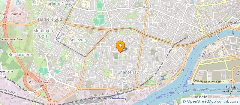 localisation de l'entreprise MONSIEUR PASCAL QUERU à NANTES