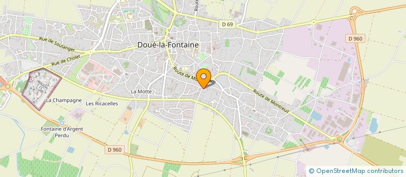 localisation de l'entreprise MONSIEUR PASCAL QUETINEAU  DOUE-EN-ANJOU