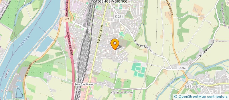localisation de l'entreprise MONSIEUR PASCAL QUEVAL à PORTES-LES-VALENCE