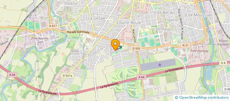 localisation de l'entreprise MONSIEUR PASCAL QUEZEL-GUERRAZ  TARBES