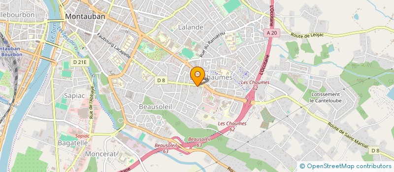 localisation de l'entreprise MONSIEUR PASCAL QUINONES  MONTAUBAN