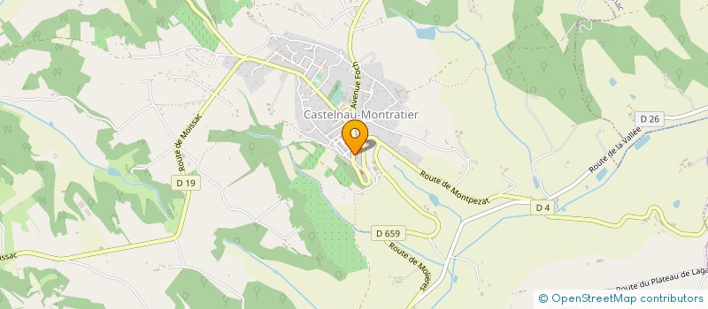 localisation de l'entreprise MONSIEUR PASCAL QUINSON à CASTELNAU-MONTRATIER