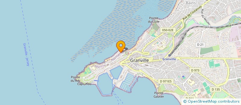 localisation de l'entreprise MONSIEUR PASCAL QUINTARD  GRANVILLE