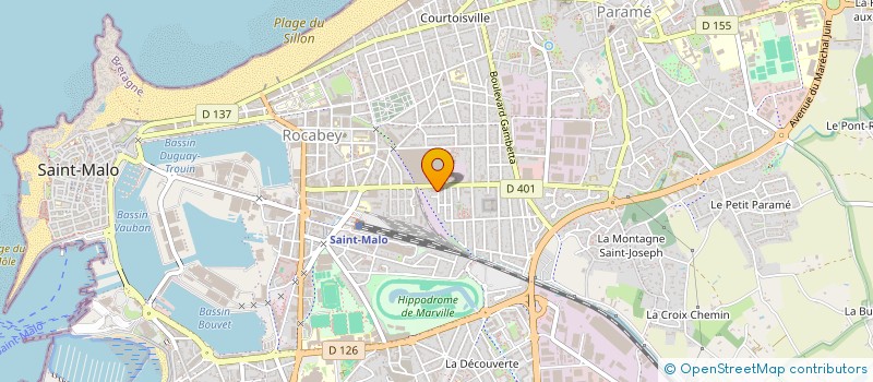 localisation de l'entreprise MONSIEUR PASCAL QUINTIN  SAINT-MALO