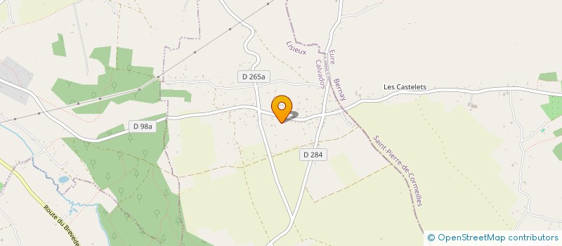 localisation de l'entreprise MONSIEUR PASCAL QUIQUERET à SAINT-GATIEN-DES-BOIS