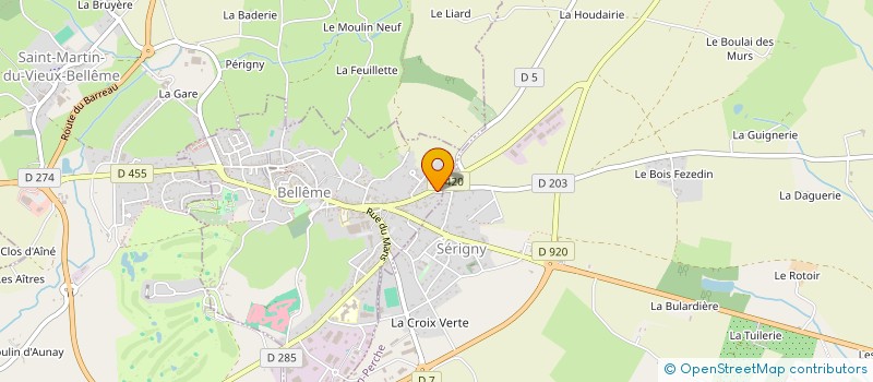 localisation de l'entreprise MONSIEUR PASCAL QUITTEMELLE à BELLEME