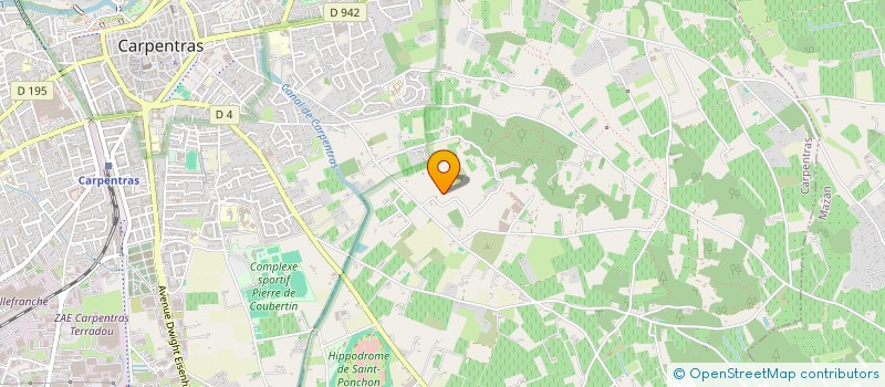 localisation de l'entreprise MONSIEUR PASCAL QUOIRIN  CARPENTRAS