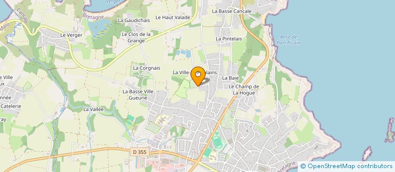 localisation de l'entreprise MONSIEUR PASCAL RAFFRAY  CANCALE