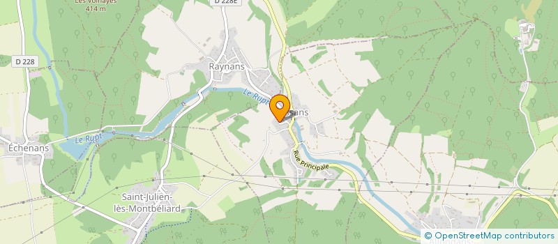 localisation de l'entreprise MONSIEUR PASCAL RAIDRON  ISSANS