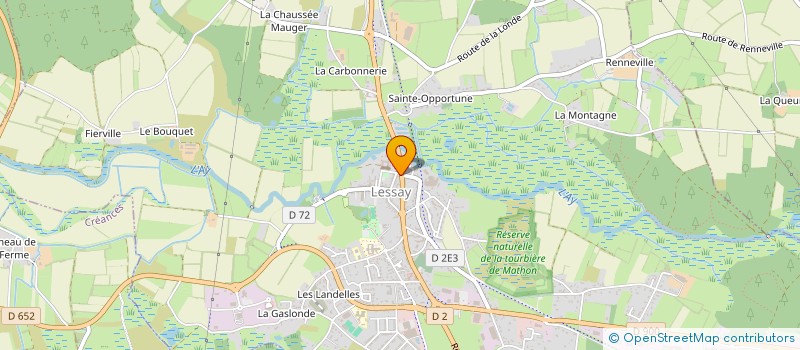 localisation de l'entreprise MONSIEUR PASCAL RAIMBAULT  LESSAY