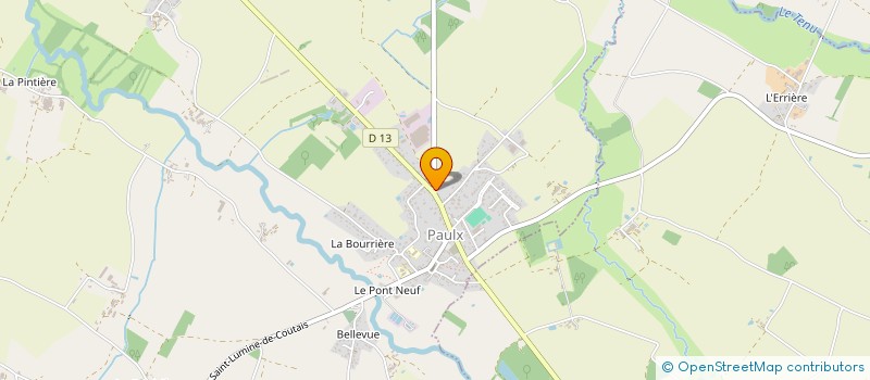 localisation de l'entreprise MONSIEUR PASCAL RAITIF  PAULX