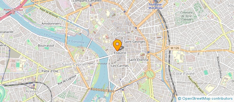 localisation de l'entreprise MONSIEUR PASCAL RAMBAUX  TOULOUSE