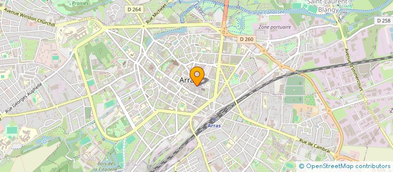 localisation de l'entreprise MONSIEUR PASCAL RAMPTEAU à ARRAS