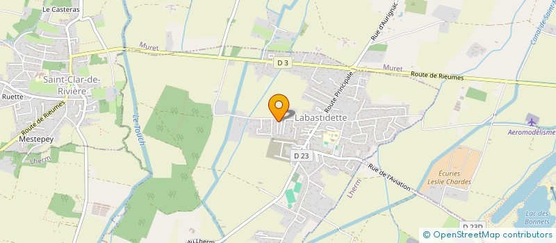 localisation de l'entreprise MONSIEUR PASCAL RANC  EAUNES