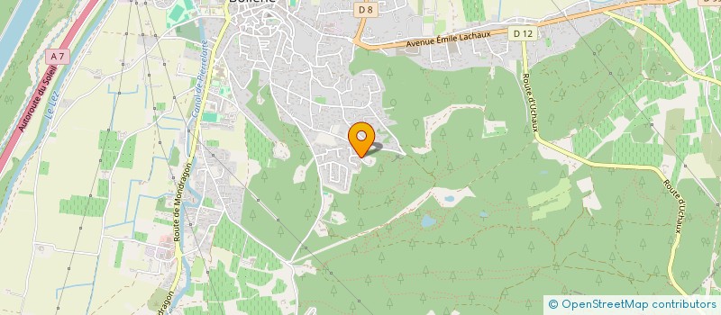 localisation de l'entreprise MONSIEUR PASCAL RAULT  BOLLENE