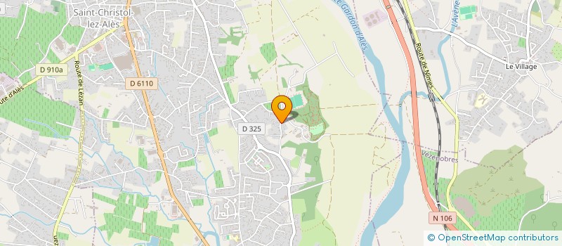 localisation de l'entreprise MONSIEUR PASCAL RAUX  SAINT-CHRISTOL-LEZ-ALES