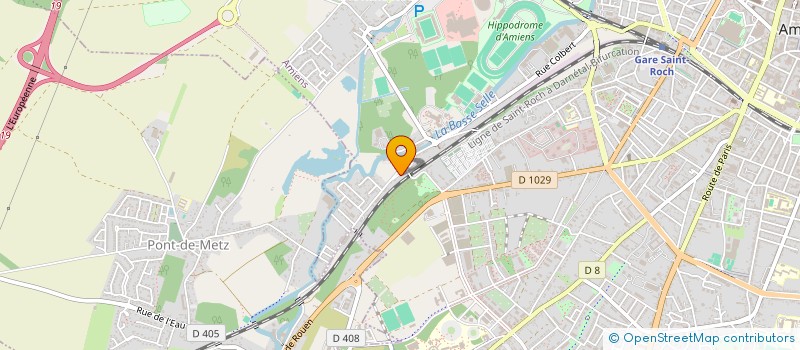 localisation de l'entreprise MONSIEUR PASCAL RAUX  AMIENS