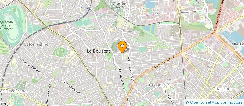 localisation de l'entreprise MONSIEUR PASCAL RAVEL  LE BOUSCAT