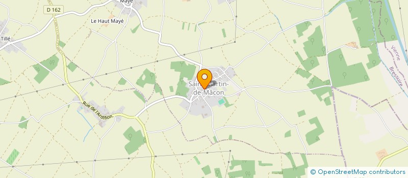 localisation de l'entreprise MONSIEUR PASCAL RAVENEAU  SAINT-MARTIN-DE-MACON