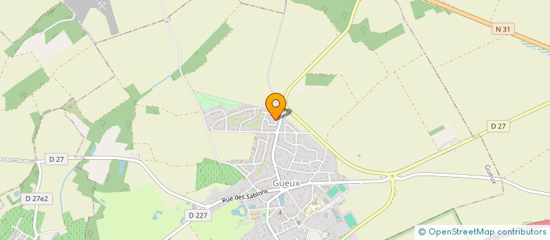 localisation de l'entreprise MONSIEUR PASCAL RAVILY  GUEUX