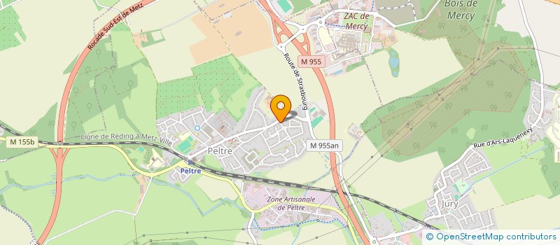 localisation de l'entreprise MONSIEUR PASCAL RAYMOND  PELTRE