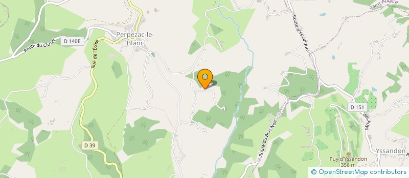 localisation de l'entreprise MONSIEUR PASCAL RAYNAL  PERPEZAC-LE-BLANC