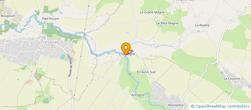 localisation de l'entreprise MONSIEUR PASCAL REAU  AIGONDIGNE