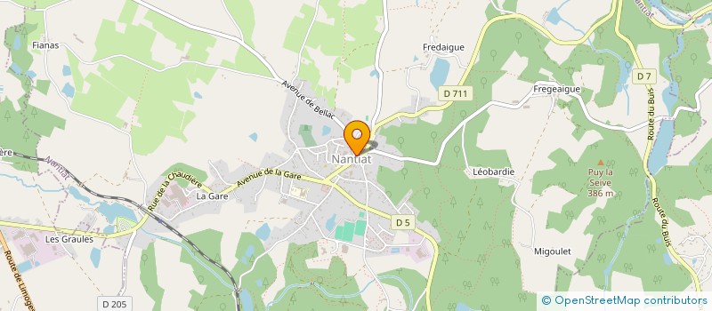 localisation de l'entreprise MONSIEUR PASCAL REBET à NANTIAT