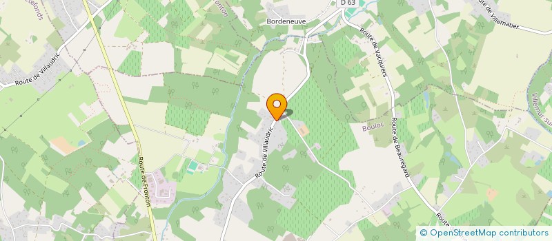 localisation de l'entreprise MONSIEUR PASCAL RECULLEZ  BOULOC